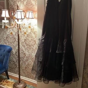Black evening gown